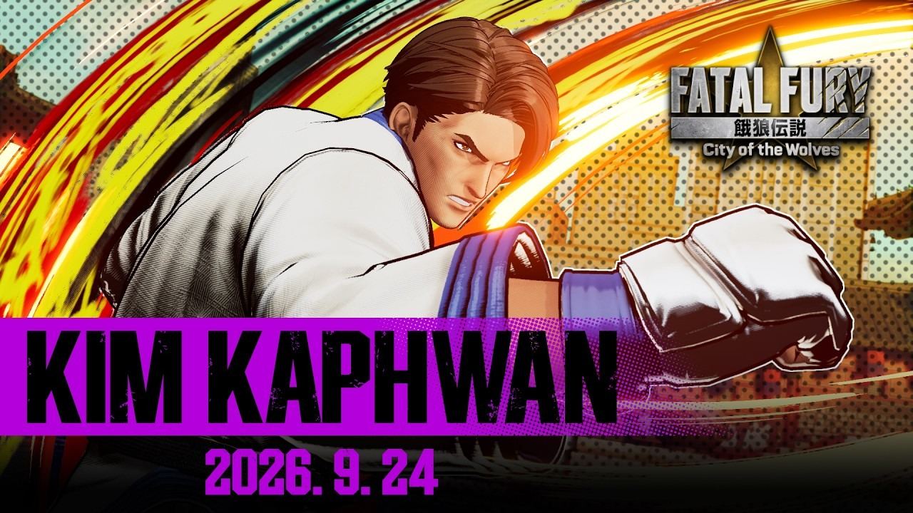 Kim Kaphwan en pose de combate en 'Fatal Fury: City of the Wolves'
