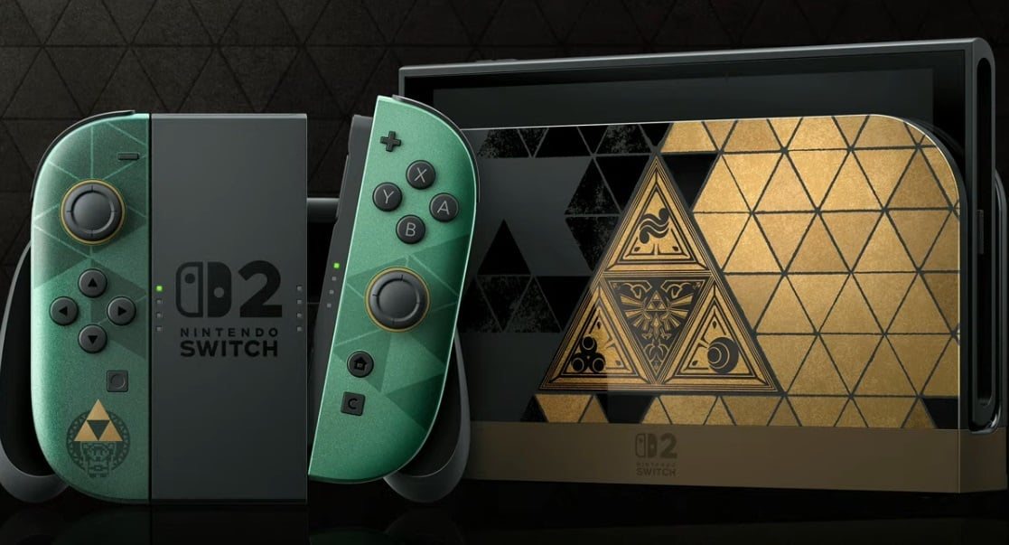 La Switch 2 edición 40 aniversario de Zelda saldrá el 29 de octubre, con dock, Joy-Con y mando Pro a juego